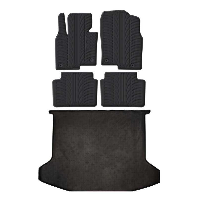 Pack tapis de coffre et tapis auto en caoutchouc pour Mazda CX-5 (2017-)