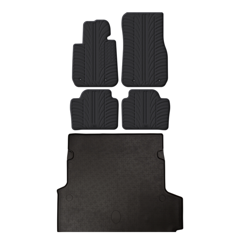 Pack tapis de coffre et tapis auto en caoutchouc pour BMW 3 Series (2012-2019)
