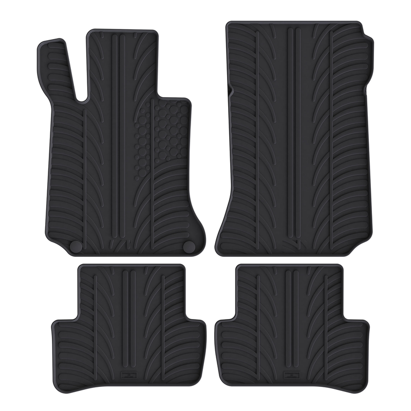 Tapis auto en caoutchouc pour Mercedes C-Class (2008-2014)