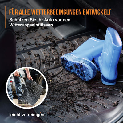 Tapis de sol en caoutchouc pour Dacia Duster (2017-2024)