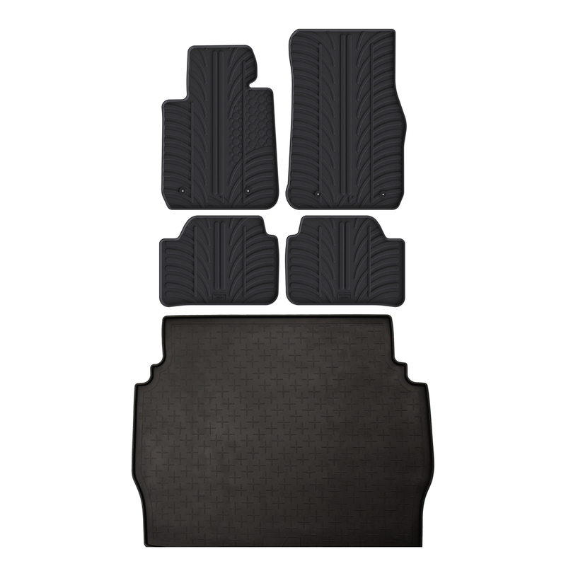 Pack tapis de coffre et tapis auto en caoutchouc pour BMW 1 Series (2011-2019)