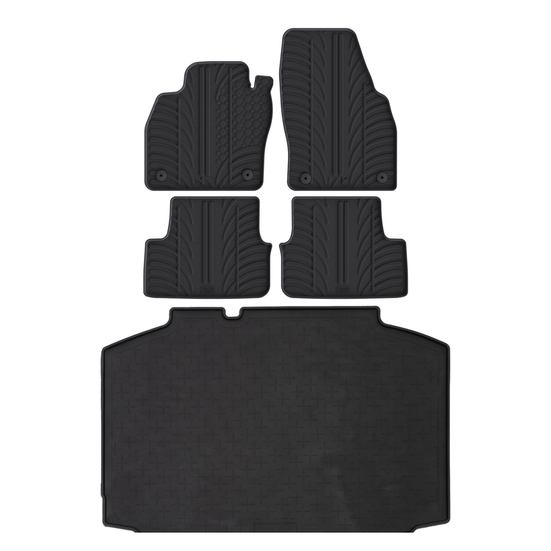 Pack tapis de coffre et tapis auto en caoutchouc pour Audi A1 (2018-)
