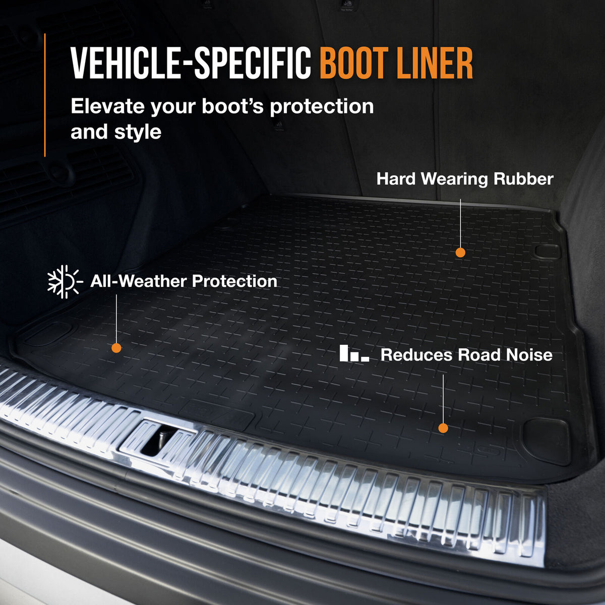 Alfombra para maletero Fiat 500X (2014-2024)