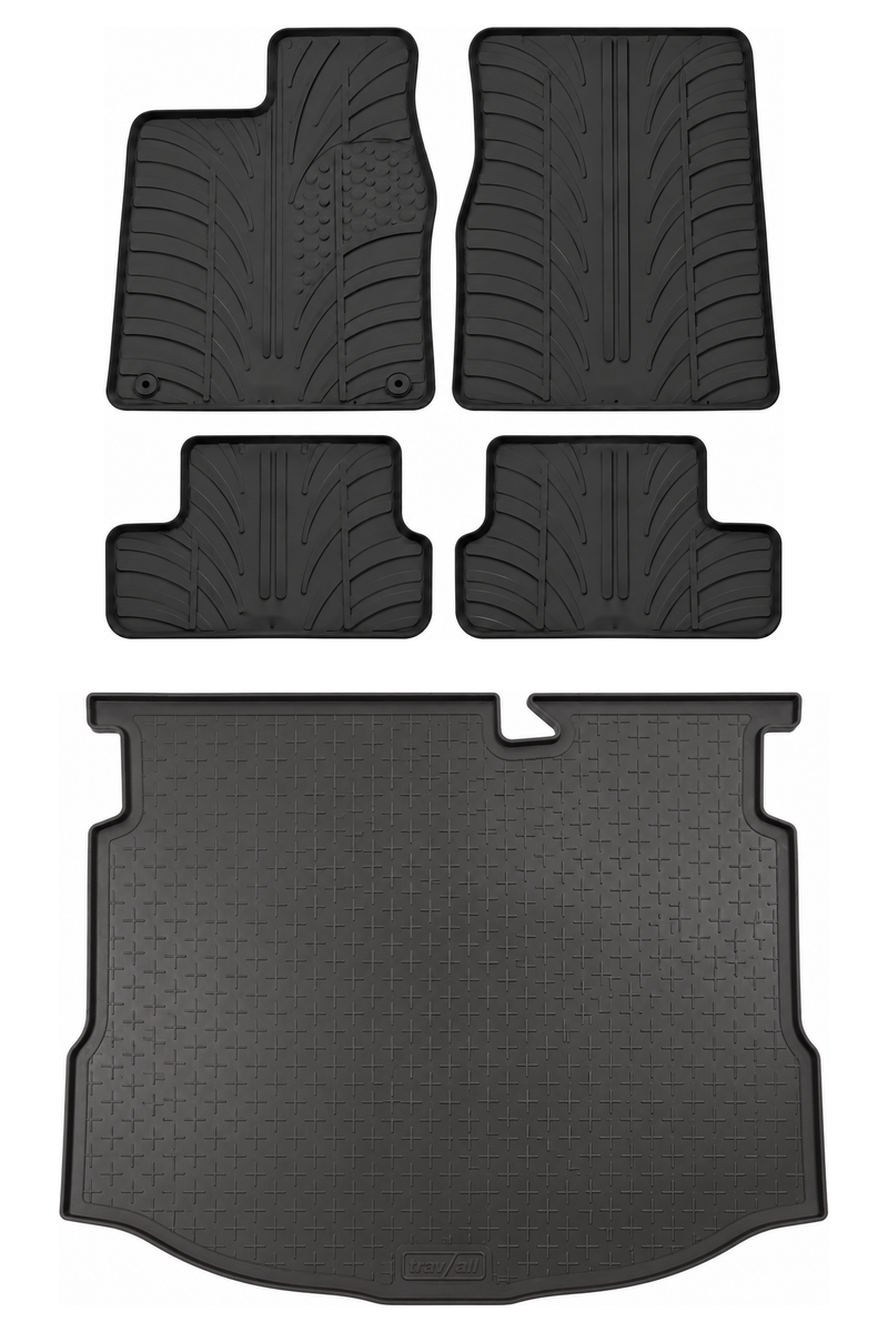 Pack tapis de coffre et tapis auto en caoutchouc pour Nissan Qashqai (2007-2014)
