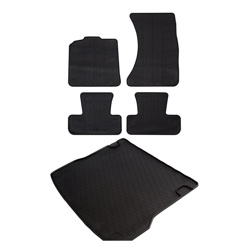 Pack tapis de coffre et tapis auto en caoutchouc pour Audi Q5 (2009-2016)