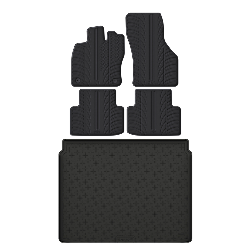 Pack tapis de coffre et tapis auto en caoutchouc pour Cupra Formentor (2020-)