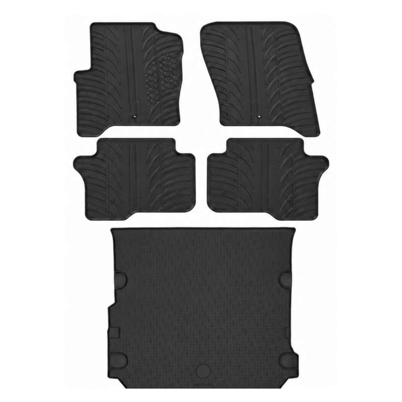 Pack tapis de coffre et tapis auto en caoutchouc pour Land Rover Discovery (2009-2017)