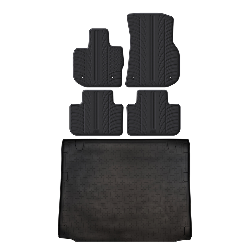 Pack tapis de coffre et tapis auto en caoutchouc pour BMW iX3 (2018-2024)