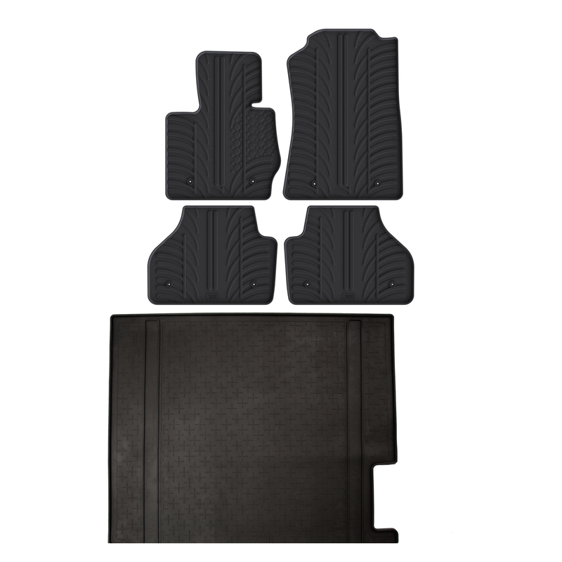 Pack tapis de coffre et tapis auto en caoutchouc pour BMW X4 (2014-2018)