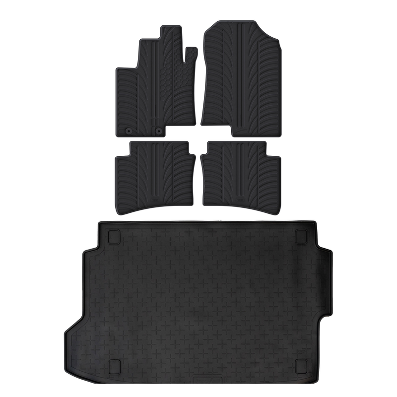 Pack tapis de coffre et tapis auto en caoutchouc pour Hyundai Bayon (2021-)
