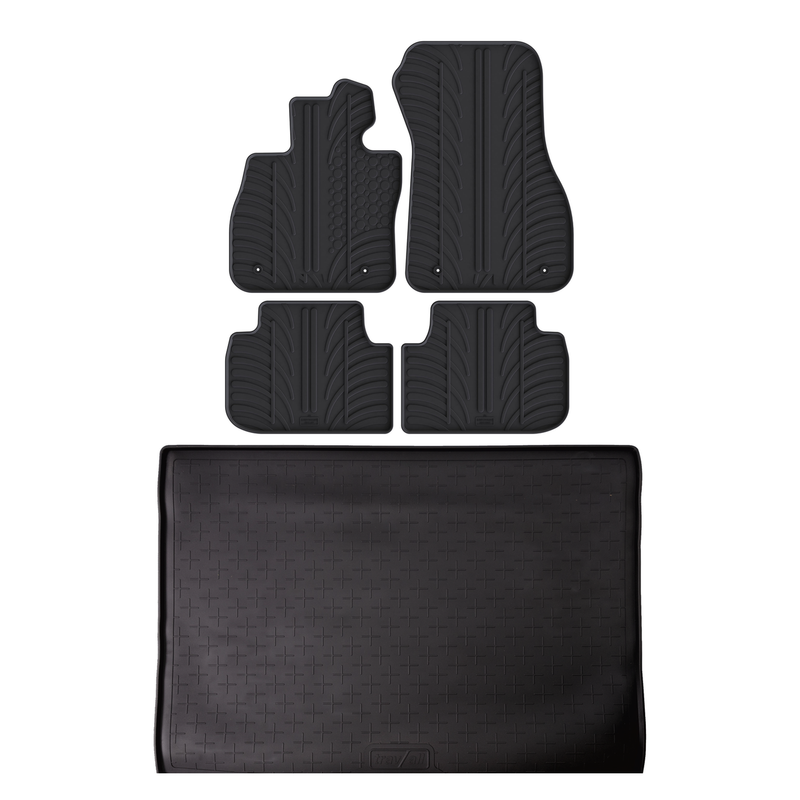 Pack tapis de coffre et tapis auto en caoutchouc pour BMW 1 Series (2019-2024)
