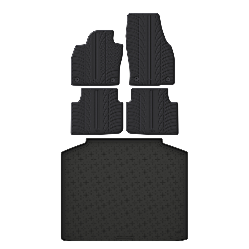 Pack tapis de coffre et tapis auto en caoutchouc pour Skoda Scala (2019-)
