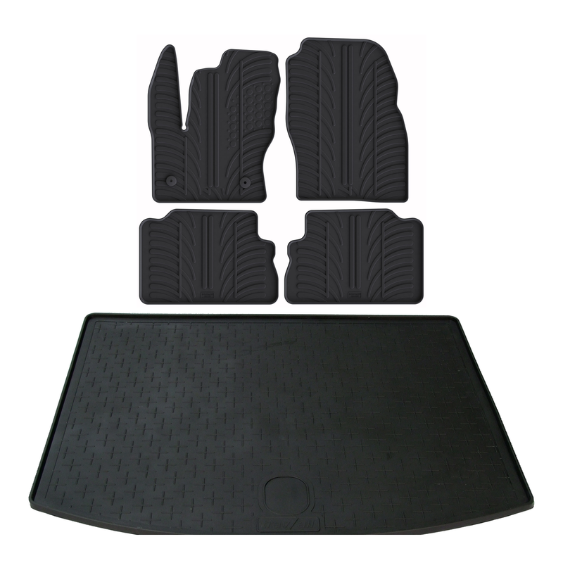 Pack tapis de coffre et tapis auto en caoutchouc pour Ford Kuga (2016-2020)