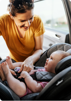 Siège d'auto pour enfant compatible