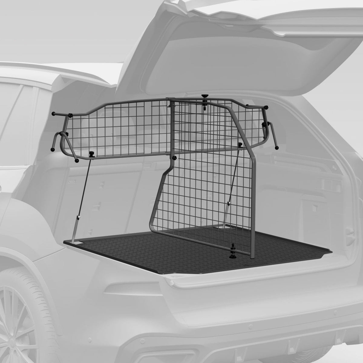 Toyota Rav4 Reja para perros para perros, Reja divisoria para maletero y Alfombra para maletero Paquete (2015-2018)
