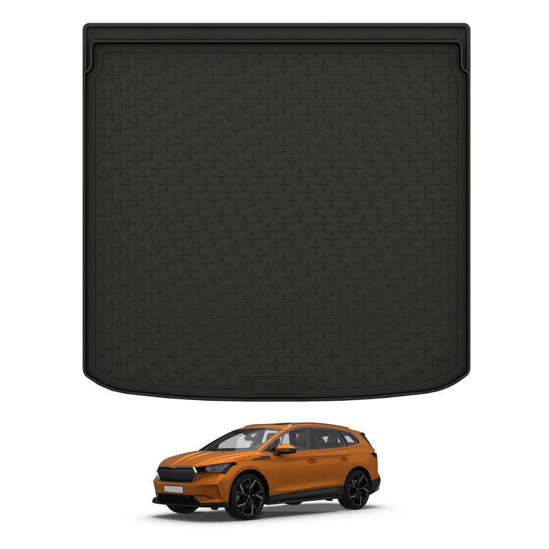 Tapis de coffre en caoutchouc pour Skoda Enyaq (2021-)