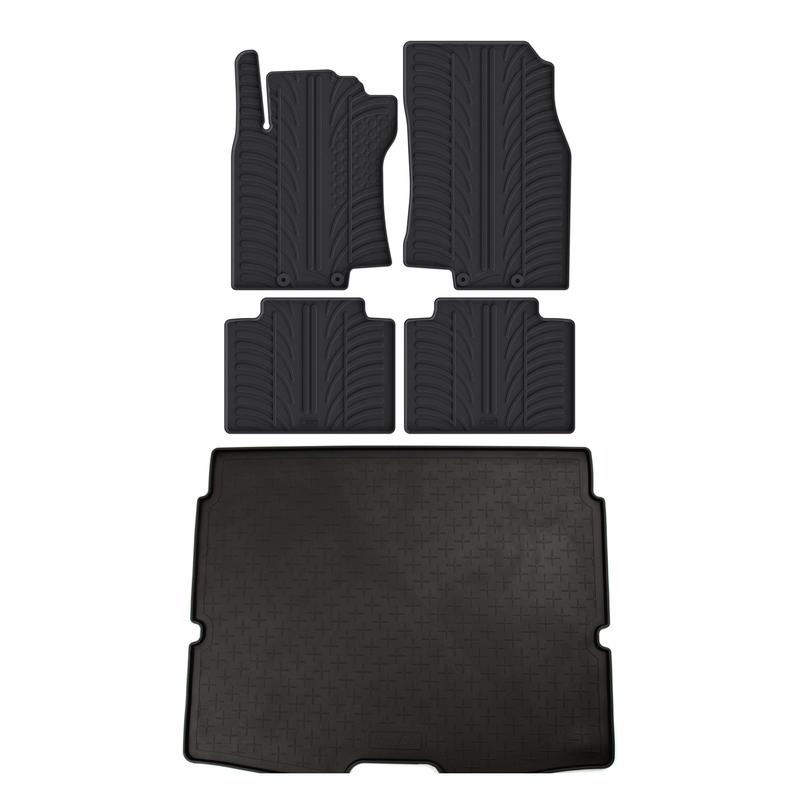 Pack tapis de coffre et tapis auto en caoutchouc pour Nissan X-Trail (2014-2022)