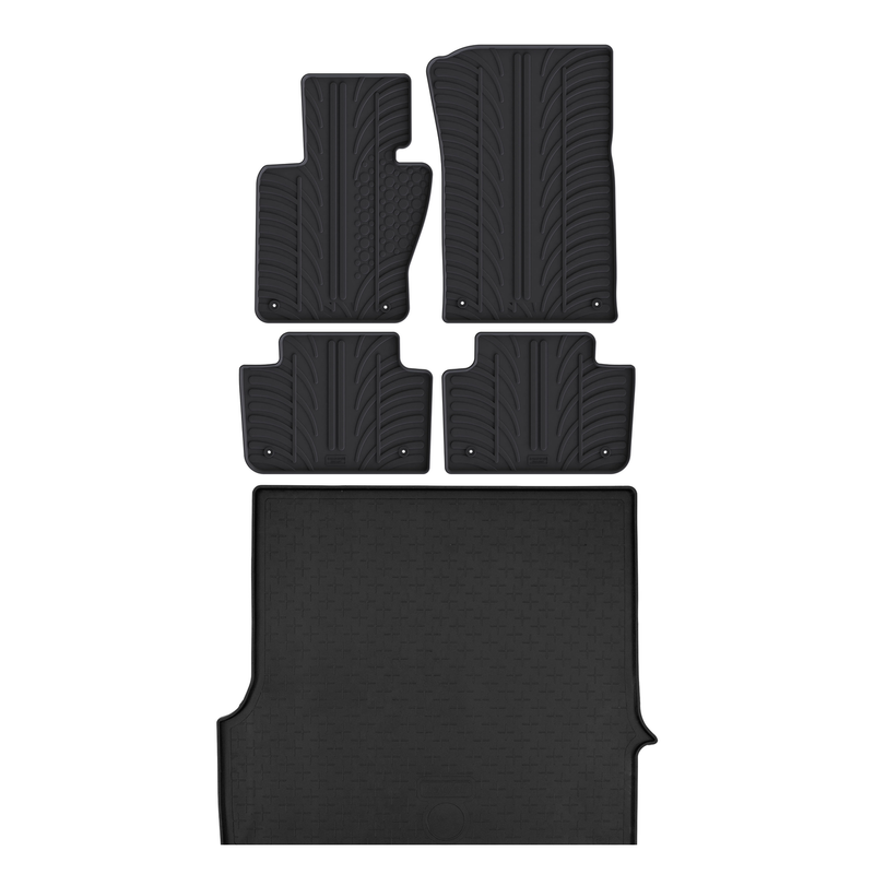 Pack tapis de coffre et tapis auto en caoutchouc pour BMW X3 (2003-2010)