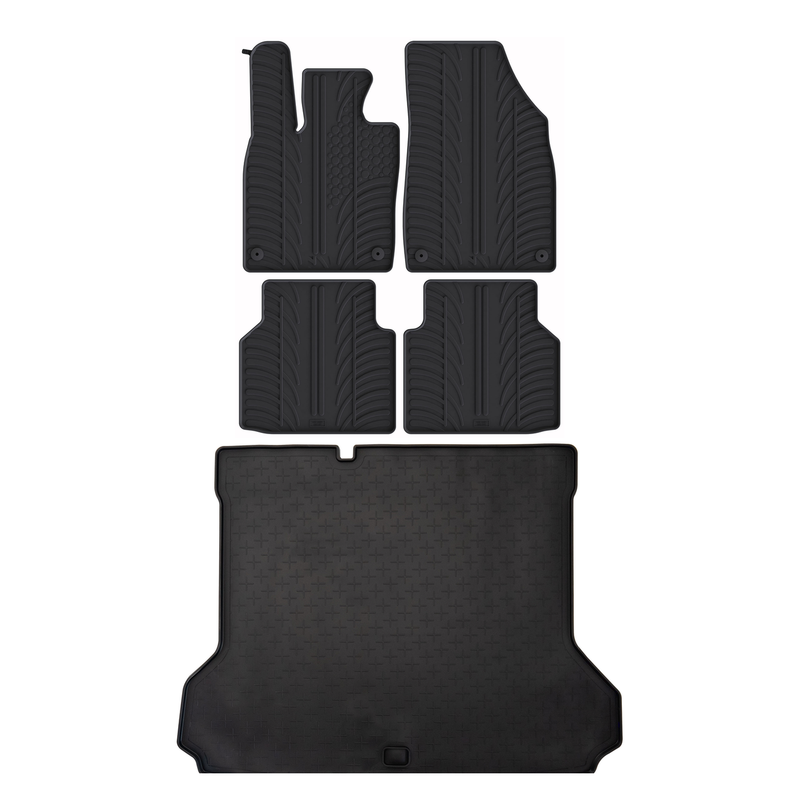 Pack tapis de coffre et tapis auto en caoutchouc pour VW ID.4 (2020-)