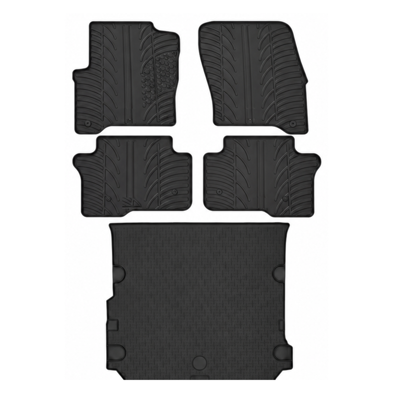 Pack tapis de coffre et tapis auto en caoutchouc pour Audi Q3 (2011-2018)