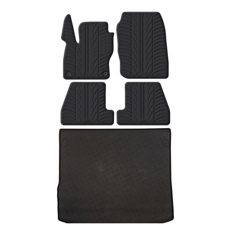Pack tapis de coffre et tapis auto en caoutchouc pour Ford Focus (2011-2015)