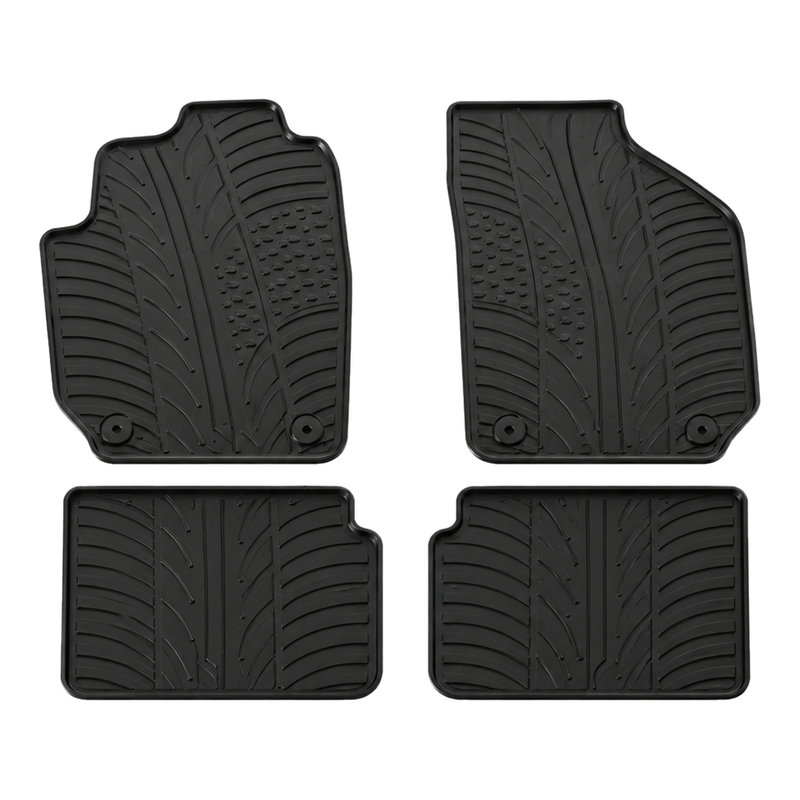 Tapis auto en caoutchouc pour Skoda Roomster (2006-2015)