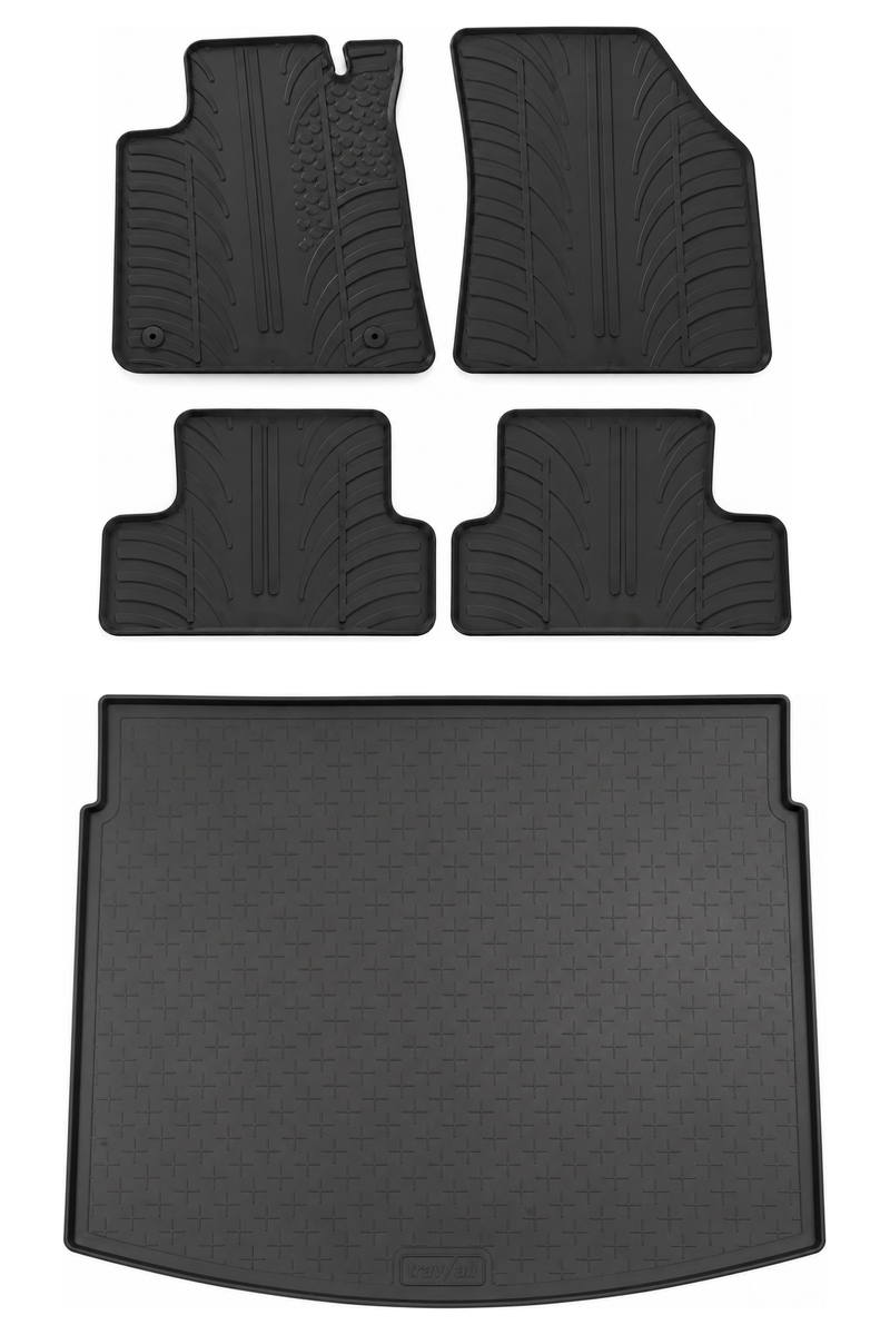 Pack tapis de coffre et tapis auto en caoutchouc pour Renault Megane (2016-2022)