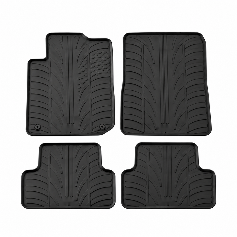 Tapis auto en caoutchouc pour Peugeot 207 (2006-2012)