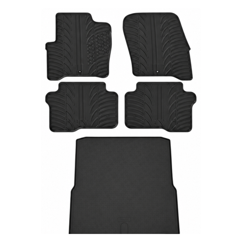 Pack tapis de coffre et tapis auto en caoutchouc pour Skoda Superb (2008-2015)