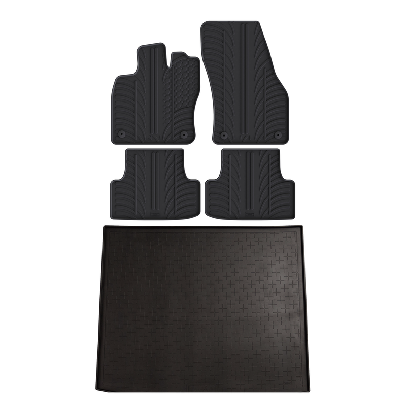 Pack tapis de coffre et tapis auto en caoutchouc pour Cupra Ateca (2018-2026)