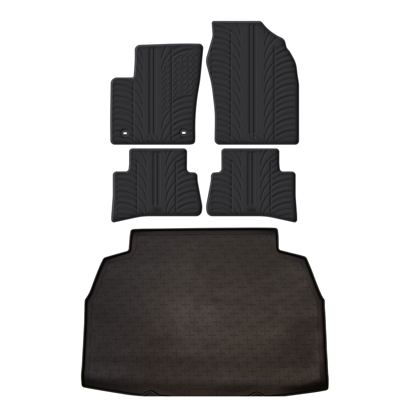 Pack tapis de coffre et tapis auto en caoutchouc pour Toyota C-HR (2016-2023)