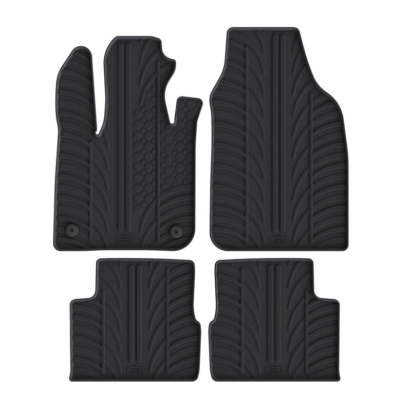 Fiat 500e Hatchback Rubberb Car tapis de voitures (2020-)