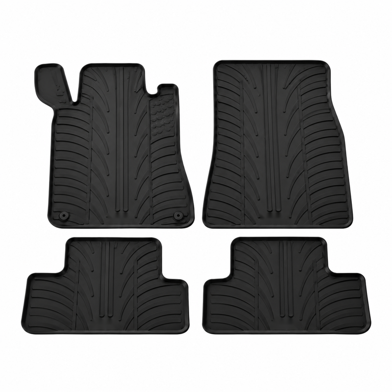 Tapis auto en caoutchouc pour Mercedes C-Class (2001-2008)