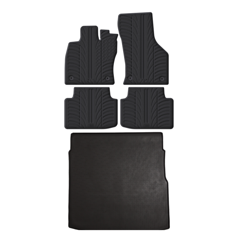 Pack tapis de coffre et tapis auto en caoutchouc pour VW Passat (2015-2024)