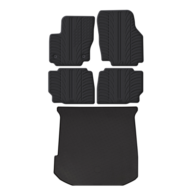 Pack tapis de coffre et tapis auto en caoutchouc pour Ford Mondeo (2007-2010)
