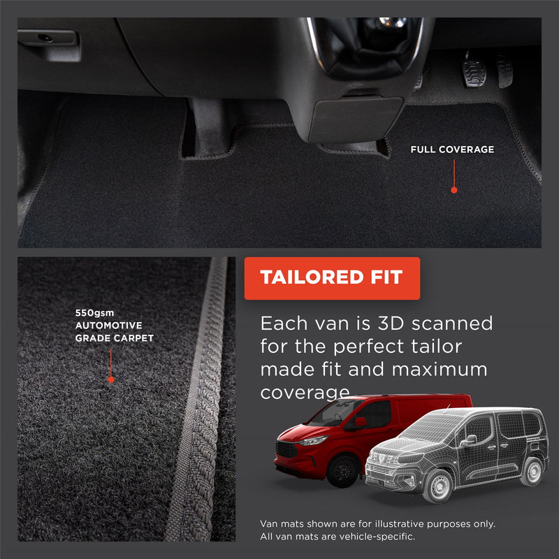 Renault Trafic (2001-2014) [Crew Cab] Carpet Floor Mat