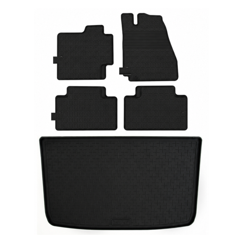 Pack tapis de coffre et tapis auto en caoutchouc pour Mercedes A-Class (2005-2012)