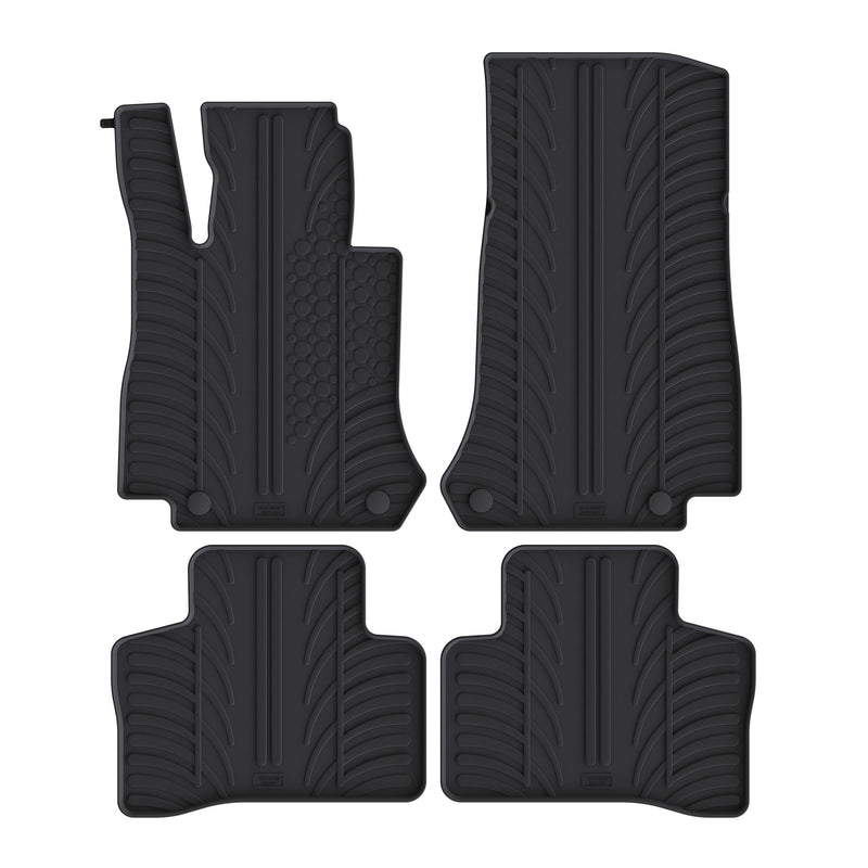 Tapis auto en caoutchouc pour Mercedes EQC (2019-2023)