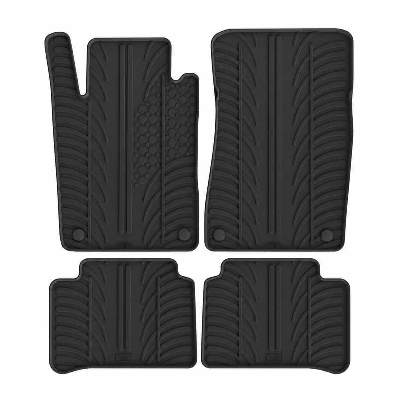 Tapis auto en caoutchouc pour Mercedes E-Class (2002-2010)