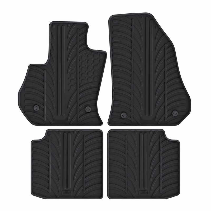 Tapis auto en caoutchouc pour Fiat 500L (2013-2022)