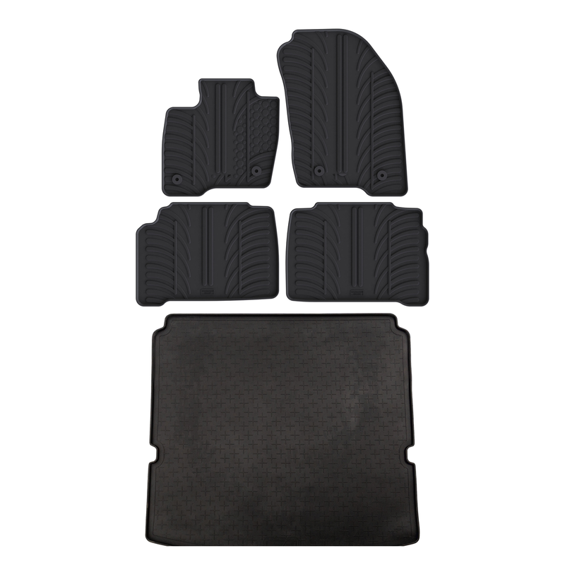 Pack tapis de coffre et tapis auto en caoutchouc pour Ford Galaxy (2015-2024)