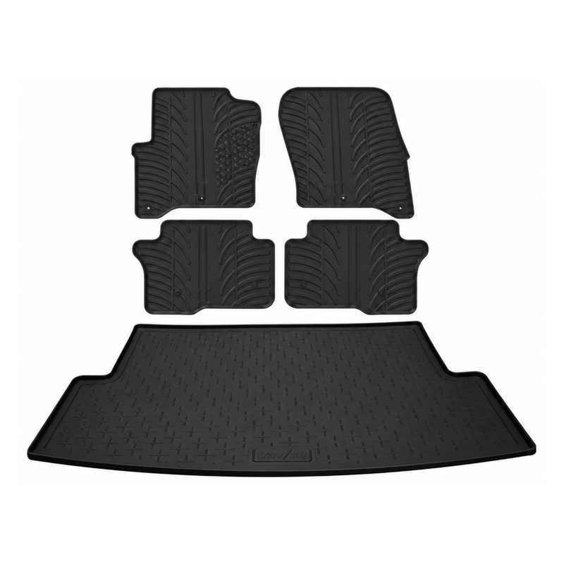 Pack tapis de coffre et tapis auto en caoutchouc pour VW Caddy (2004-2021)