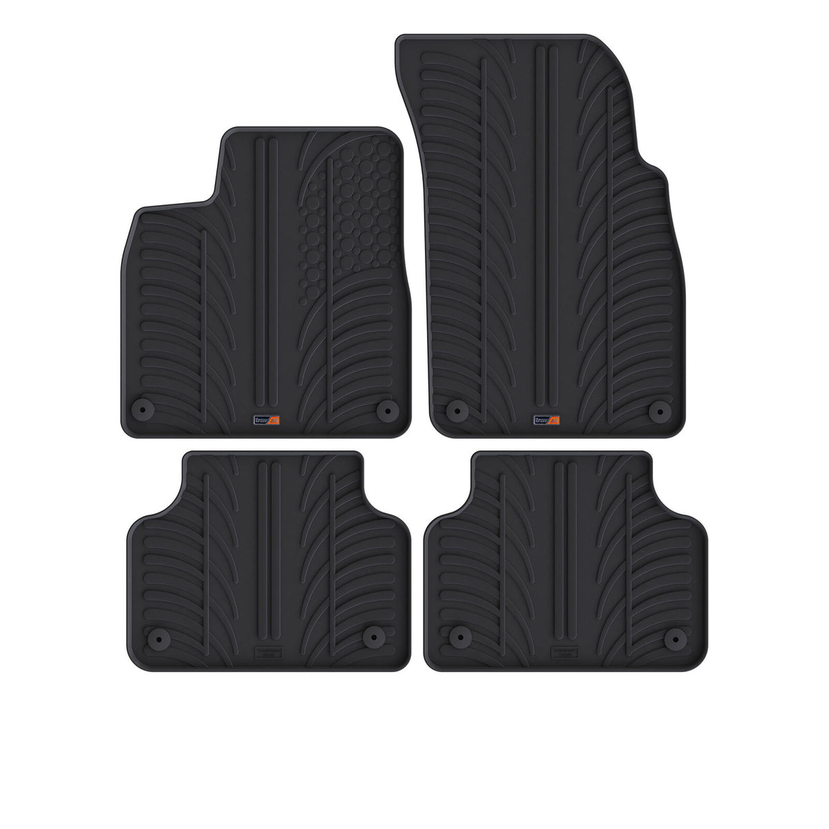 Mattes de voitures en caoutchouc Audi Q7 (2015-on)