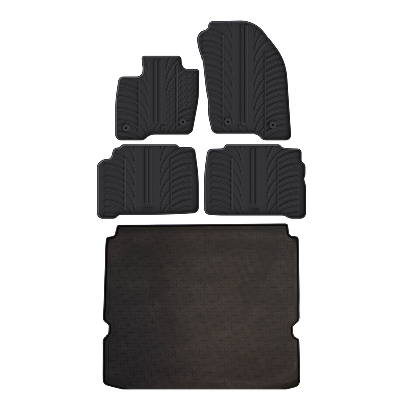 Pack tapis de coffre et tapis auto en caoutchouc pour Ford S-Max (2014-2023)