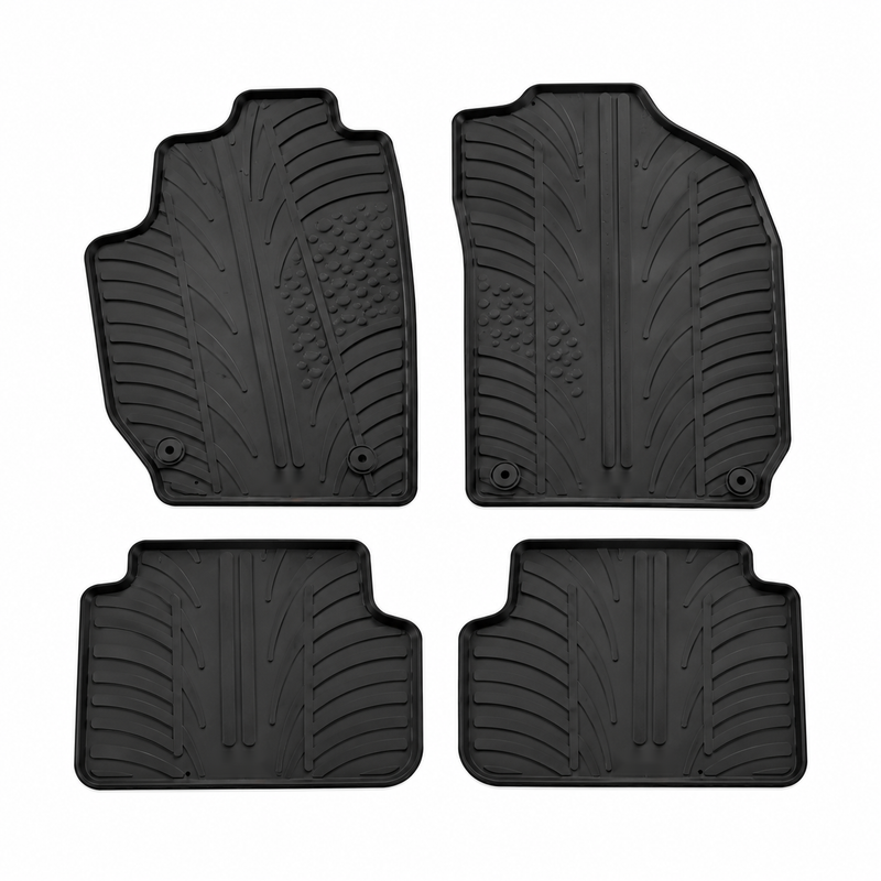 Tapis auto en caoutchouc pour Skoda Fabia (2007-2014)
