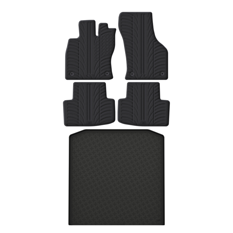 Pack tapis de coffre et tapis auto en caoutchouc pour Skoda Octavia (2020-)