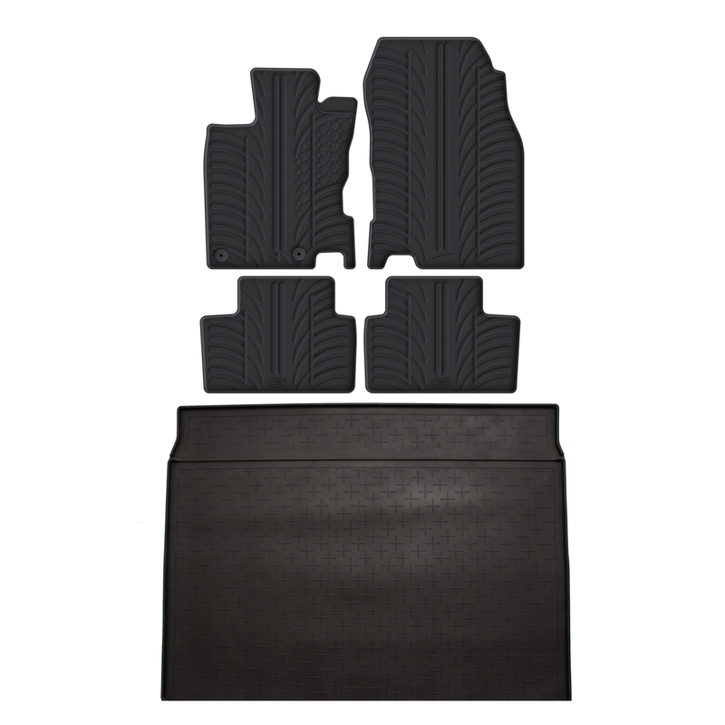 Pack tapis de coffre et tapis auto en caoutchouc pour Renault Kadjar (2015-2022)