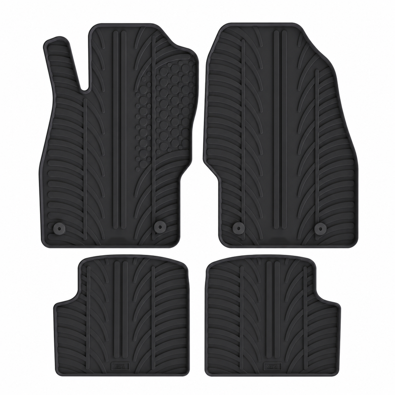 Tapis auto en caoutchouc pour Vauxhall Corsa (2006-2014)