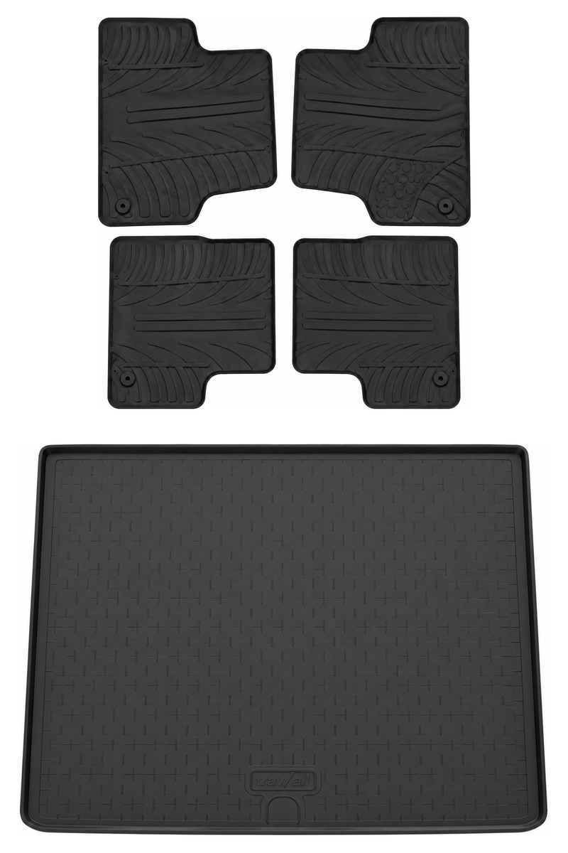 Pack tapis de coffre et tapis auto en caoutchouc pour Vauxhall Astra (2010-2015)