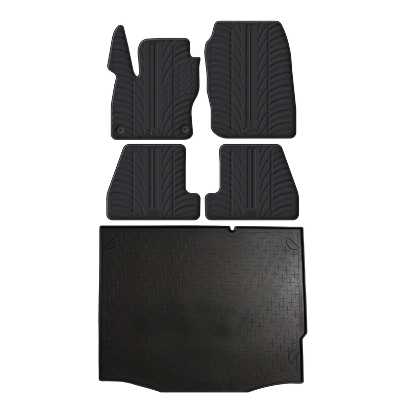 Pack tapis de coffre et tapis auto en caoutchouc pour Ford Focus (2011-2015)